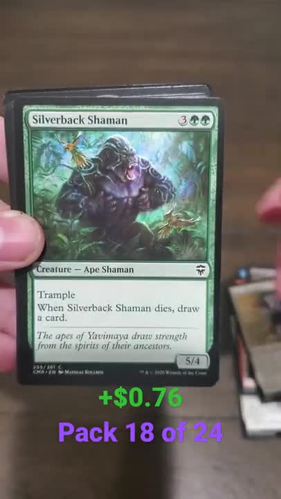 Cracking Packs 023 - Commander Legends - Magic the Gatherinf Booster Box Game Pack 18 of 24 #shorts