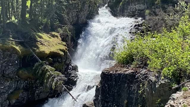 Half Moon Waterfall - Big Timber MT