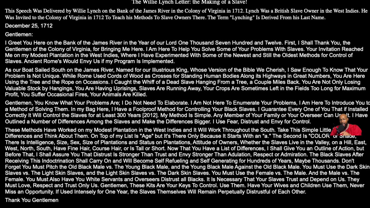 🔥The Letters That Destroyed Black Lives: Willie Lynch & Leopold II!🔥