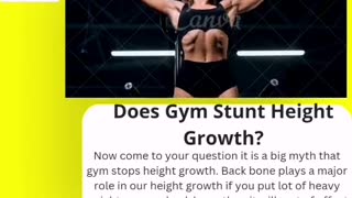 Does gym stunt height growth?