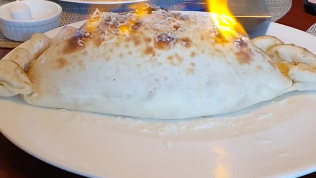 Flaming Pizza, Delicious Pizza