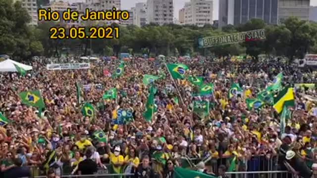 Ennesima manifestazione in supporto a #bolsonaro in Brasile. 🇧🇷