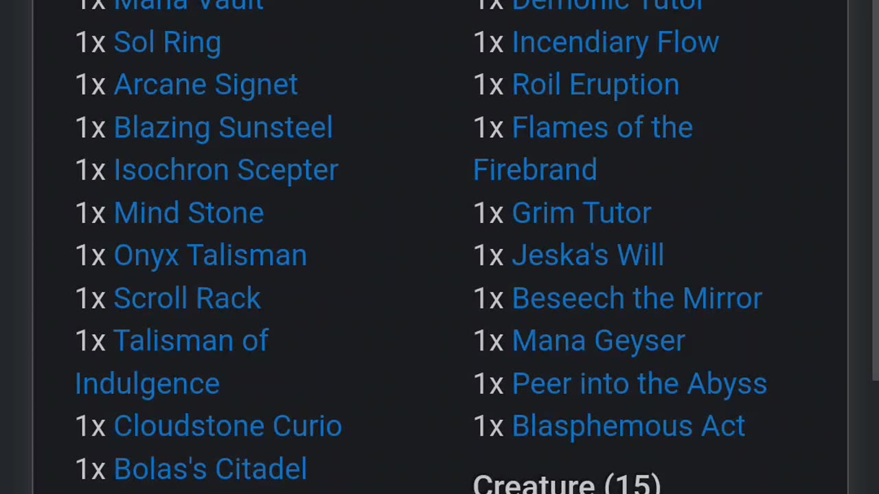 EDH Tor Wauki Burn decklist