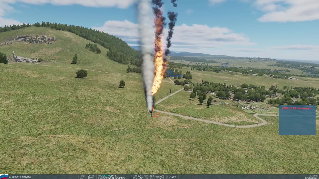 DCS Su-25T - Another "Why I Hate AH-64s" Clip