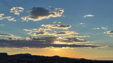 Heading Back Through Hells Revenge At Sunset