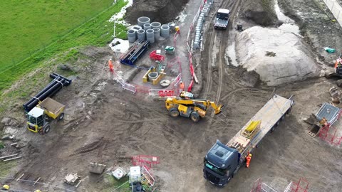 HS2 Oxford Road North - Drone Footage