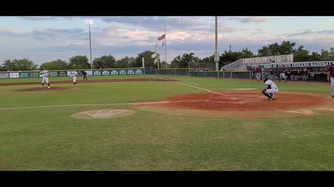 Joey Rafaniello 2021 Pitching in relief 2 innings venice high school