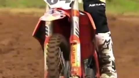 Motocross suoer crash