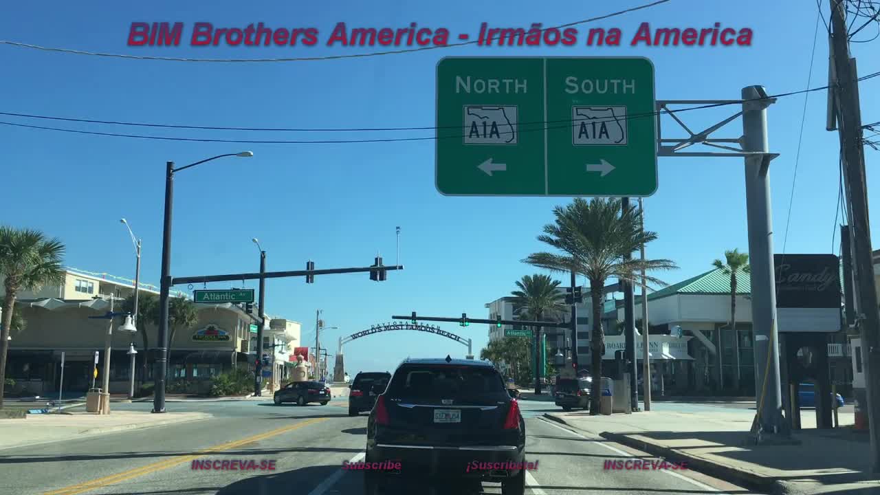 Daytona Beach + Cidade e Praias + Florida + Estados Unidos + USA + EUA + PArt 1/2