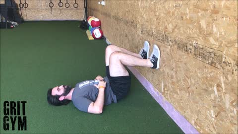 Feet to Wall Hip Lift