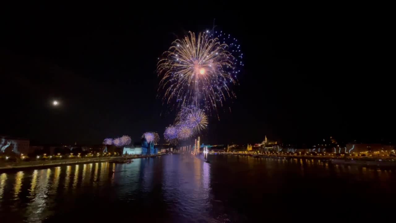 Budapest Hungary St. Stephen‘s Day Fireworks 20 August 2021 P2 of 7