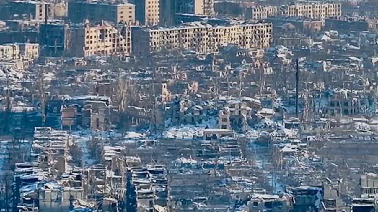 This is how Bakhmut looks now, the fighting for which ended in May last year.