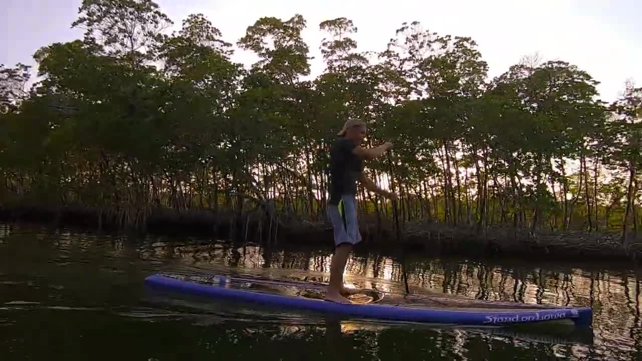 SUP paddling around Pine Island, Florida