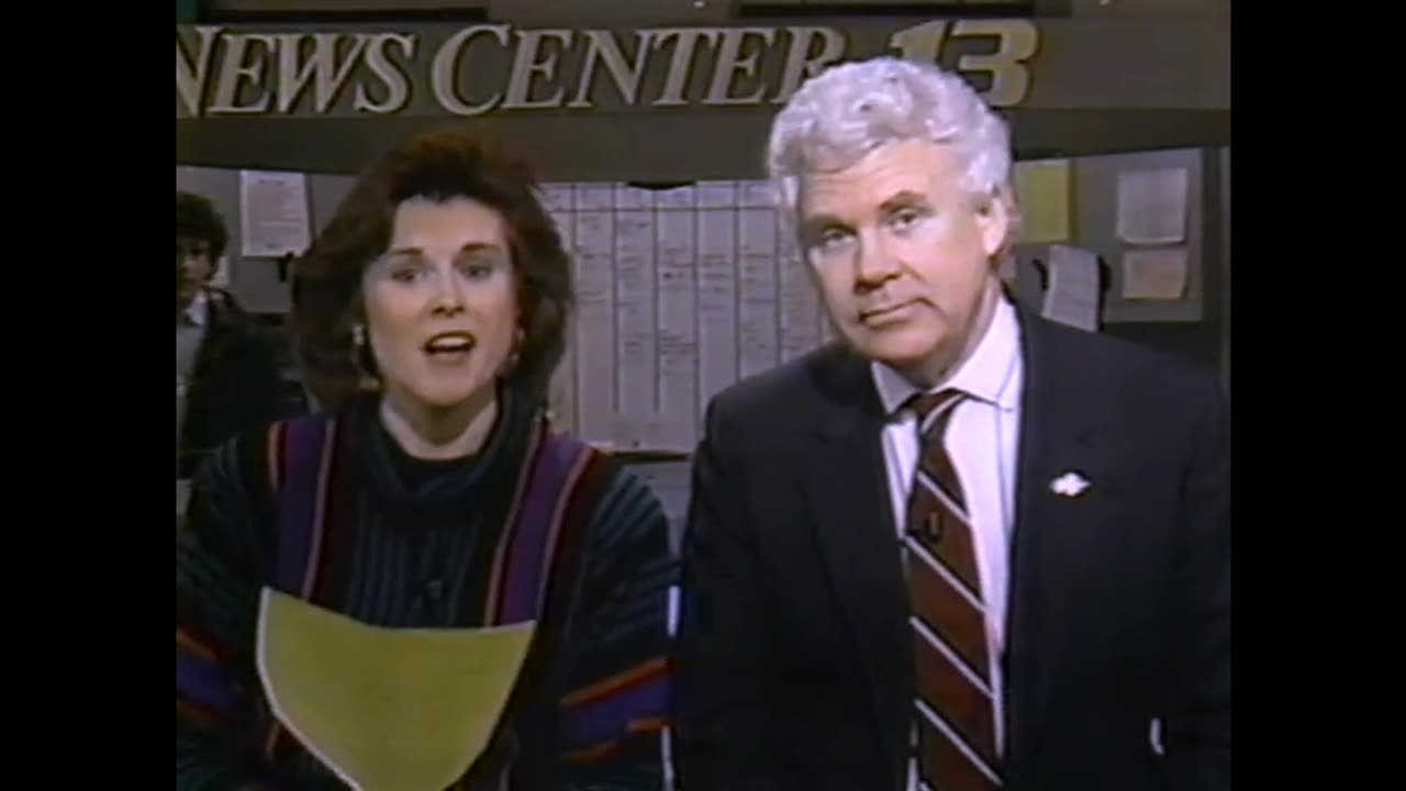 November 15, 1988 - 'NewsCenter 13 Nightwatch' with Betsy Ross & Bob Gregory