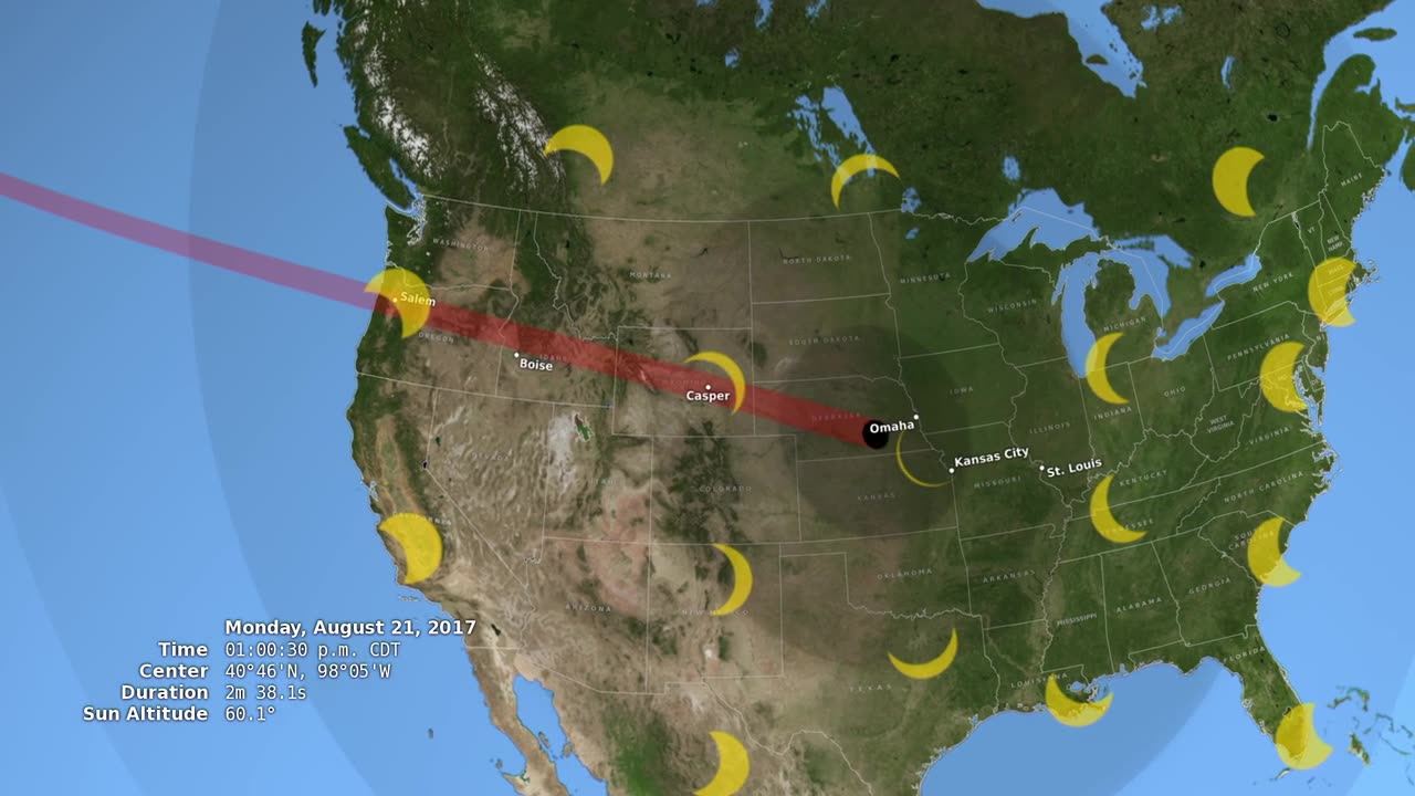 Visualizing the 2017 All-American Eclipse