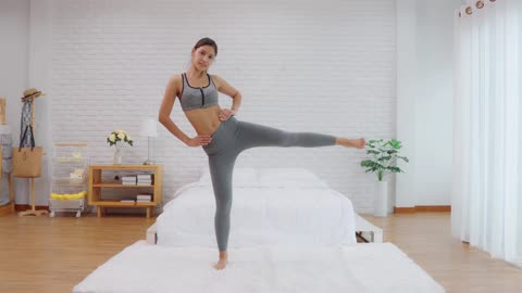 Hot Girl Beautiful Yoga Full Body