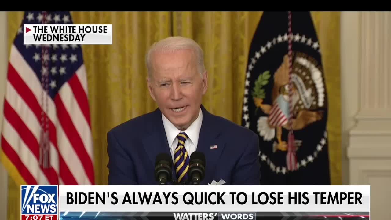 President Joe Biden is Losing His Temper More Often