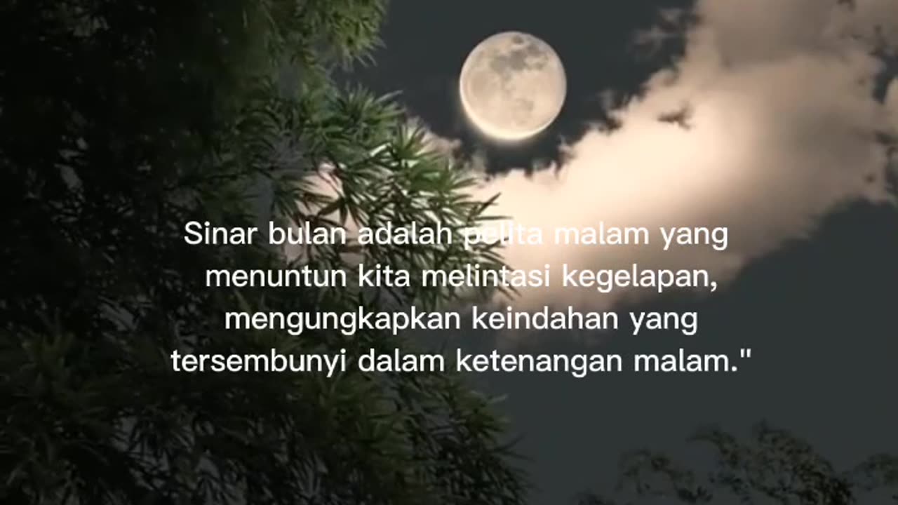 Ketika Sinar Bulan Menjadi Pelita Malam