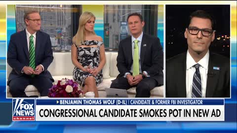 Congressional candidate smokes pot in new ad