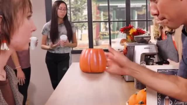 How pumpkin spice lattes are made..