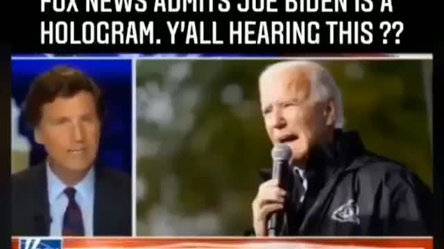 Joe Biden Is A Hologram (Mirrored)