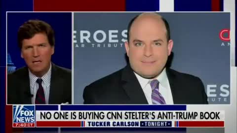 Tucker Carlson roasts CNN Brain Shelter after his book sells only 1000 Copies