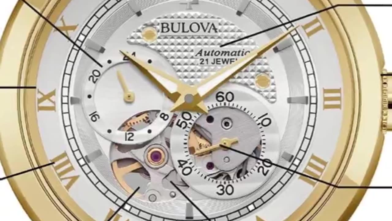 Bulova Men's Classic Sutton 4-Hand Automatic Watch