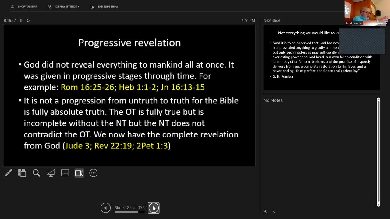 Wednesday October 4, 2023 Foundations: Apologetics: The Plan of God in the Stars
