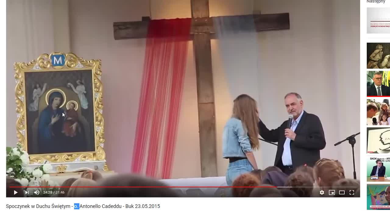 Joga w kościele rzymskim.