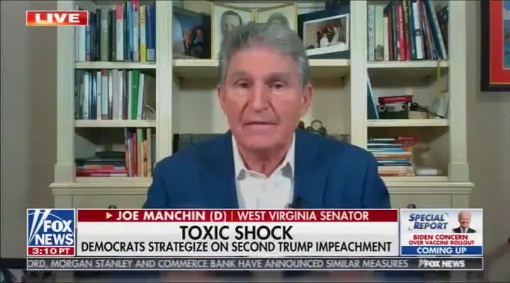 Sen. Manchin: Senate Doesn’t Have Votes to Convict Trump If Impeached