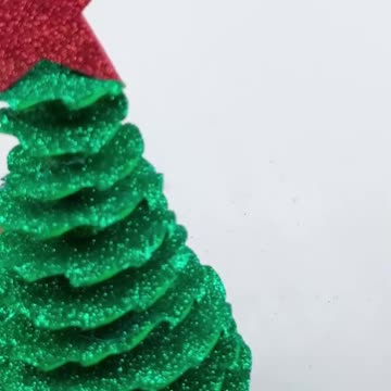 🎄Christmas is Coming🎄Handmade Foamiran Christmas Tree🎄DIY Xmas Crafts