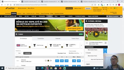 LUCRO 100% GARANTIDO UTILIZANDO BÔNUS DA BETFAIR