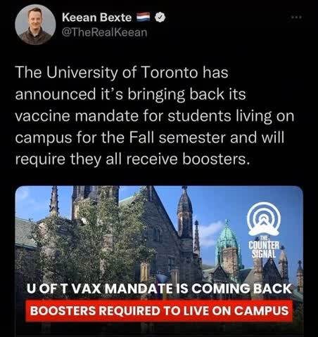 University vaccine mandates