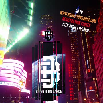 Bring It On Dance 2021 REGISTER YOUR SCHOOL NOW!!