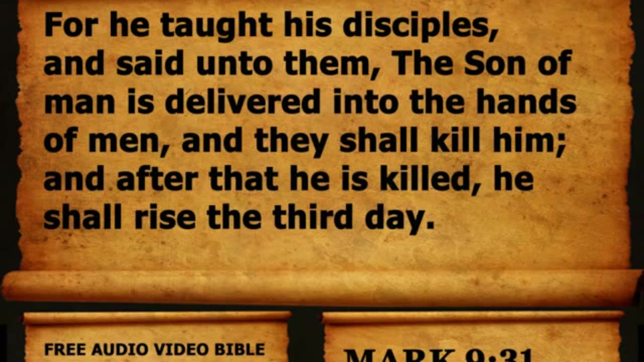 Bible Book 41. Mark Complete 1-16, King James Version (KJV) Read Along Bible