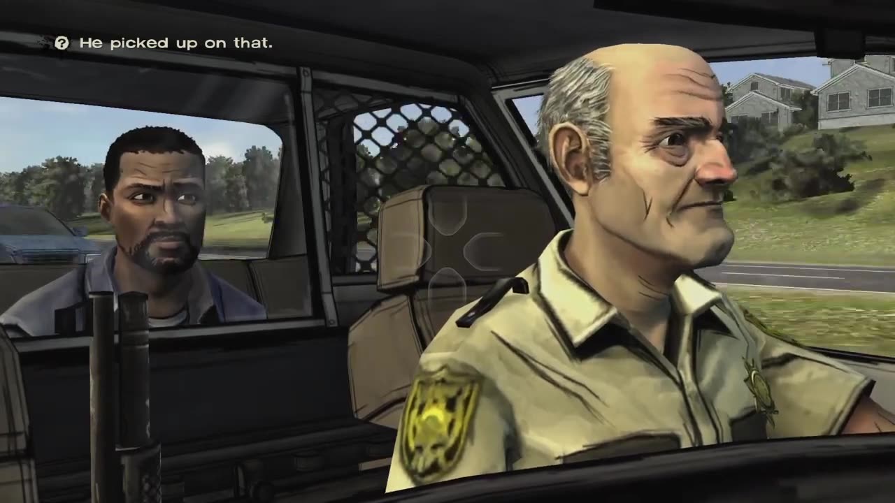 The Walking Dead. The car scene intro scene gameplay.#thewalkingdead #zombies