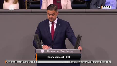 Hannes Gnauck Rede vom 12.05.2022 - Keine Ausbildung der Ukrainer an schweren Waffen in Deutschland
