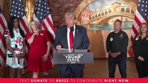 President Trump in Las Vegas, NV