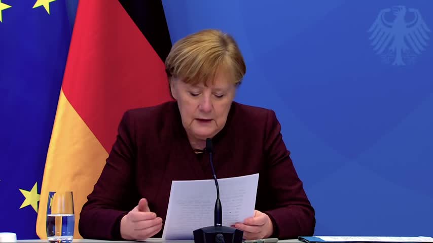 26.01.2021 - Merkel & Klaus Schwab - Great Reset / Weltwirtschaftsforum