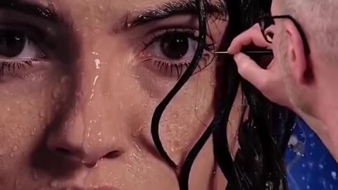 A Unique Technique..Hyper Realistic Portraits That You Couldn’t Tell From A Photo At First Glance