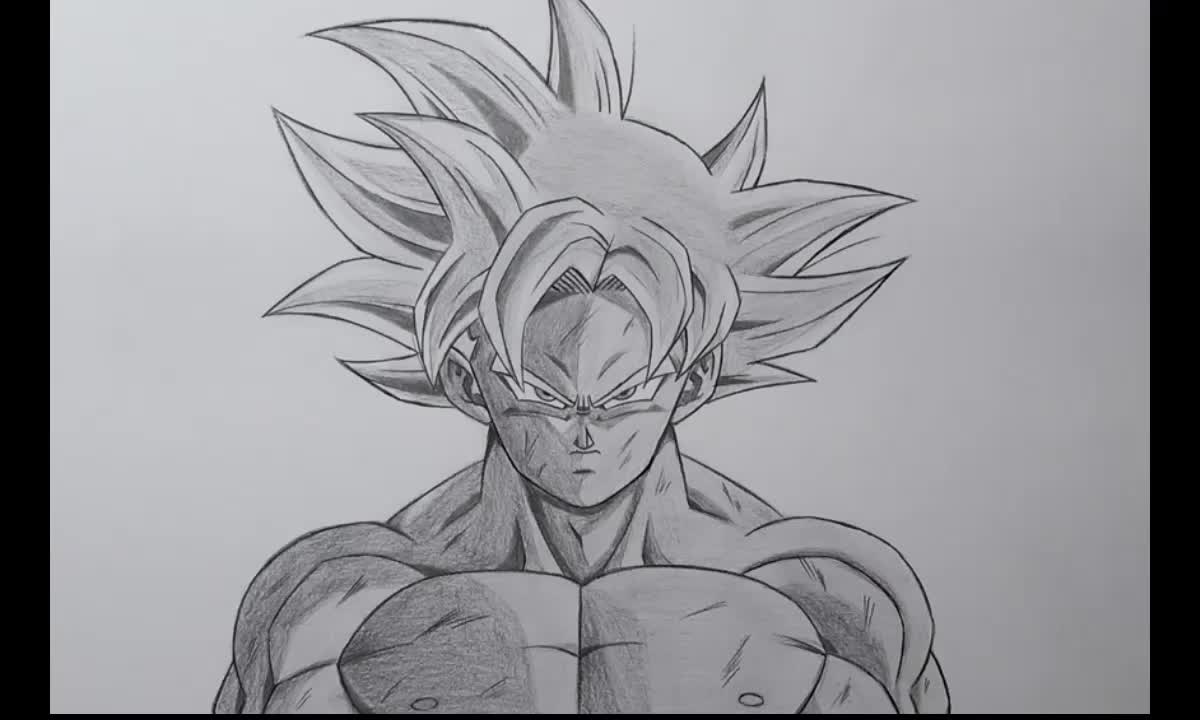 How To Draw Goku Ultra Instinct