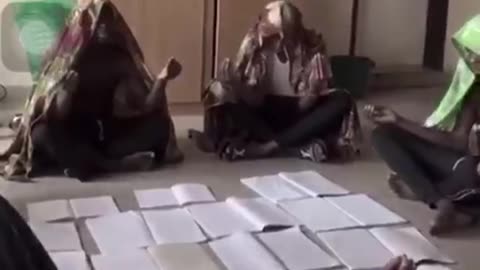 An African During Examination time