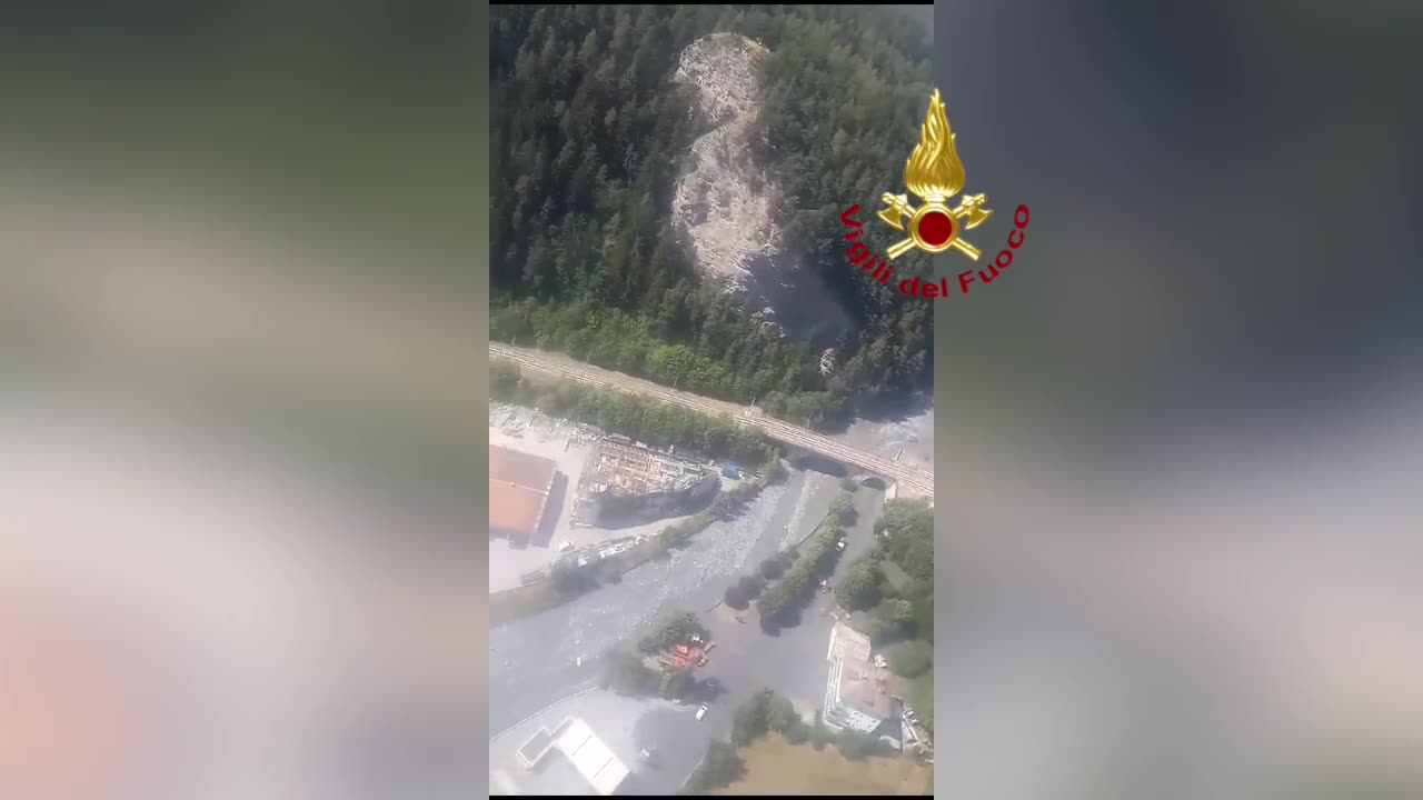 Bardonecchia, immagini aeree dei Vigili del Fuoco