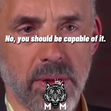 Jordan Peterson being interviewed