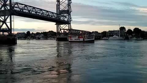 Drawbridge downtown Portsmouth New Hampshire