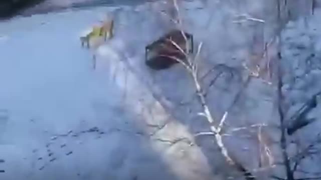 Russian troops firing in kharkiv