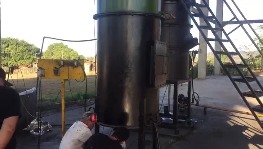 Oil produced in the tire pyrolysis process installed in Brazil