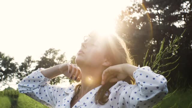 Women enjoyed the sunshine