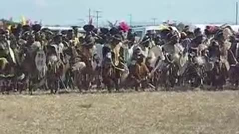 Zulu dancing