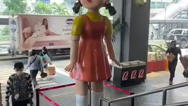 Scary Squid Game Doll in Real Life